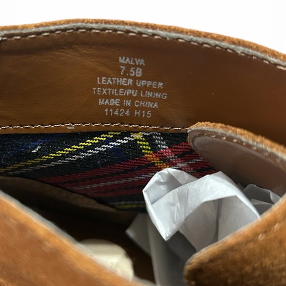 Lauren, RL/Malva-Brown Suede booties - Picture 5 of 7